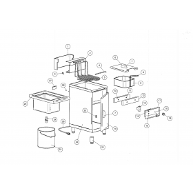 Деталировка Фритюрница электрическая GAM FR116C