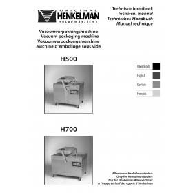 Деталировка Упаковщик вакуумный Henkelman H700