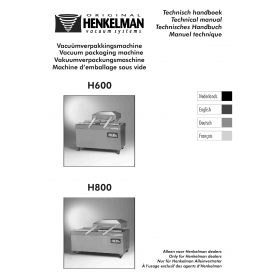 Деталировка Упаковщик вакуумный Henkelman H800