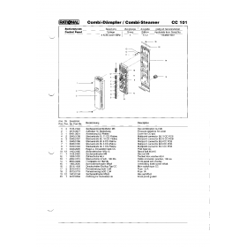 Деталировка Пароконвектомат электр. Rational CC101-3NAC400V50Hz