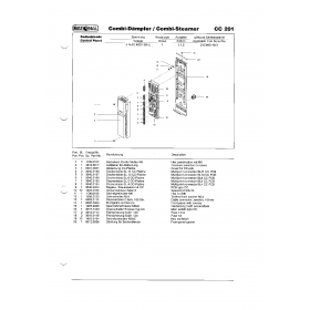 Деталировка Пароконвектомат электр. Rational CC201-3NAC400V50Hz 21C96011001-