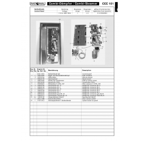 Деталировка Пароконвектомат электр. Rational CCC101-3NAC400V50Hz C11C93065001-