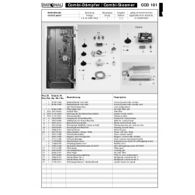 Деталировка Пароконвектомат электр. Rational CCD101-3NAC400V50Hz C11D95057001-