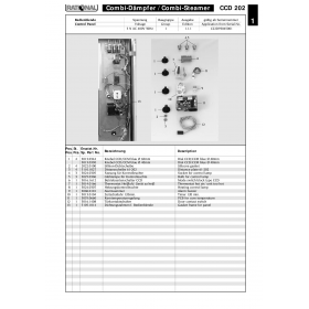 Деталировка Пароконвектомат электр. Rational CCD202-3NAC400V50Hz