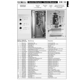 Деталировка Пароконвектомат электр. Rational CCM102-3NAC400V50Hz