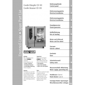 Деталировка Пароконвектомат электр. Rational CD101-3NAC400V50Hz E11DA97061001-