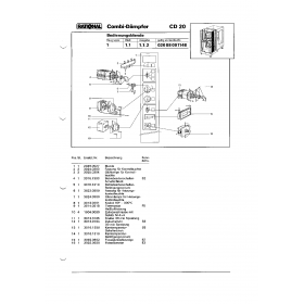 Деталировка Пароконвектомат электр. Rational CD20 02088091149-