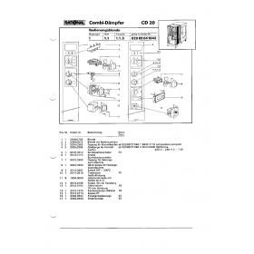 Деталировка Пароконвектомат электр. Rational CD20 02089041042-