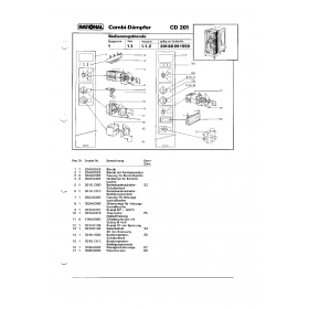 Деталировка Пароконвектомат электр. Rational CD201 20188091579-