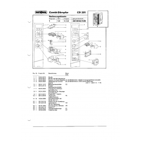 Деталировка Пароконвектомат электр. Rational CD201 20189061132-