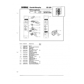 Деталировка Пароконвектомат электр. Rational CD201-3NAC380V50Hz 20191042001-