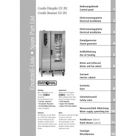 Деталировка Пароконвектомат электр. Rational CD201-3NAC400V50Hz E21DA97061001-