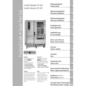 Деталировка Пароконвектомат электр. Rational CD202-3NAC400V50Hz E22DA97061001-