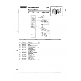 Деталировка Пароконвектомат электр. Rational CD6 00686011061-