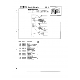 Деталировка Пароконвектомат электр. Rational CD6 00688092219-