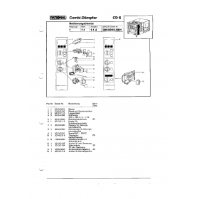 Деталировка Пароконвектомат электр. Rational CD6-3NAC380V50Hz 00691042001-