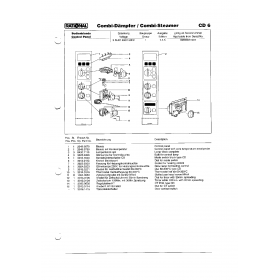 Деталировка Пароконвектомат электр. Rational CD6-3NAC400V50Hz