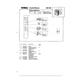 Деталировка Пароконвектомат электр. Rational CM101 11M87111379-