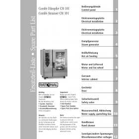 Деталировка Пароконвектомат электр. Rational CM101-3NAC400V50Hz E11MA97061001-