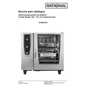 Деталировка Пароконвектомат газ. Rational CM102-1NAC230V50-60Hz G12MI1705-