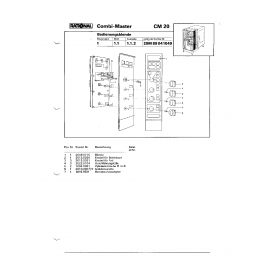 Деталировка Пароконвектомат электр. Rational CM20 20M89041049-