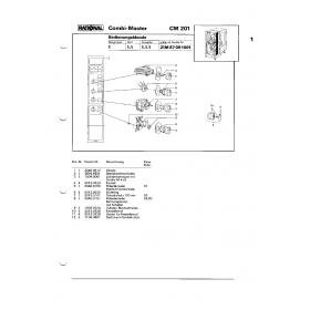 Деталировка Пароконвектомат электр. Rational CM201 21M87091001-