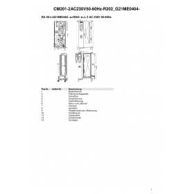 Деталировка Пароконвектомат газ. Rational CM201-2AC230V50-60Hz-R202 G21ME0404-