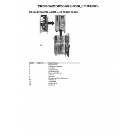 Деталировка Пароконвектомат электр. Rational CM201-3AC200V50-60Hz-R000 E21MA9703-