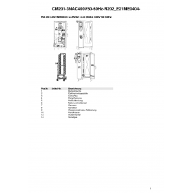 Деталировка Пароконвектомат электр. Rational CM201-3NAC400V50-60Hz-R202 E21ME0404-