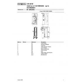 Деталировка Пароконвектомат электр. Rational CM201-E21ME