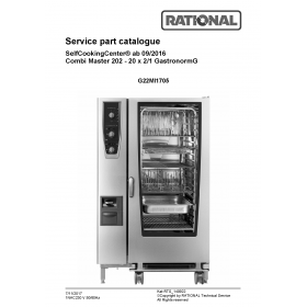 Деталировка Пароконвектомат газ. Rational CM202-1NAC230V50-60Hz