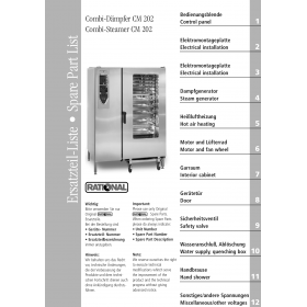 Деталировка Пароконвектомат электр. Rational CM202-3NAC400V50Hz E22MA97061001-