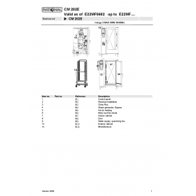 Деталировка Пароконвектомат электр. Rational CM202-E22MF