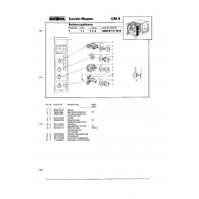 Деталировка Пароконвектомат электр. Rational CM6 06M87111514-