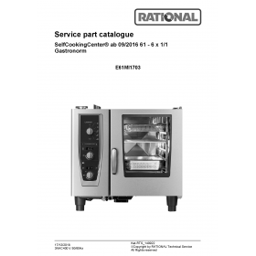 Деталировка Пароконвектомат электр. Rational CM61-3NAC400V50-60Hz