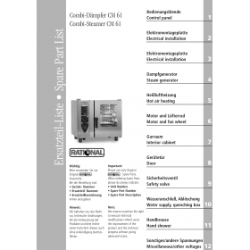 Деталировка Пароконвектомат электр. Rational CM61-3NAC400V50Hz E61MA97061001-