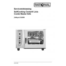 Деталировка Пароконвектомат газ. Rational CM62-1NAC120V60Hz-R000 G62MF0206-