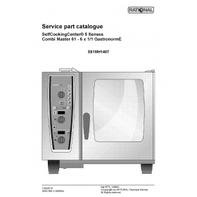 Деталировка Пароконвектомат электр. Rational CMP61-3NAC400V50-60Hz