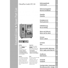 Деталировка Пароконвектомат электр. Rational CPC101-3NAC400V50Hz E11CA97061001-