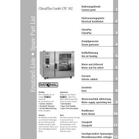 Деталировка Пароконвектомат электр. Rational CPC102-3NAC400V50Hz E12CA97061001-