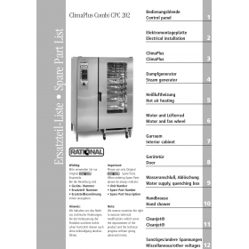 Деталировка Пароконвектомат электр. Rational CPC202-3NAC400V50Hz E22CA97061001-