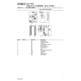 Деталировка Пароконвектомат электр. Rational SCC101-E11SE