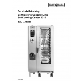 Деталировка Пароконвектомат электр. Rational SCC201-3AC240V60Hz-R000 E21SE0401-