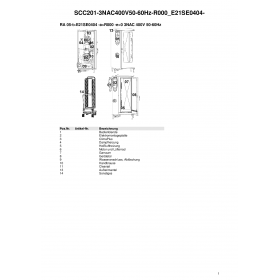 Деталировка Пароконвектомат электр. Rational SCC201-3NAC400V50-60Hz-R000 E21SE0404-