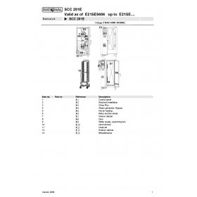 Деталировка Пароконвектомат электр. Rational SCC201-E21SE