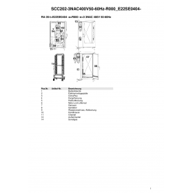 Деталировка Пароконвектомат электр. Rational SCC202-3NAC400V50-60Hz-R000 E22SE0404-