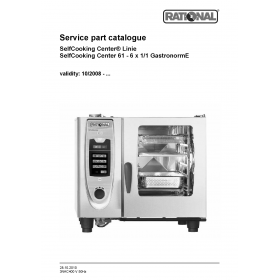 Деталировка Пароконвектомат электр. Rational SCC61-E61SG