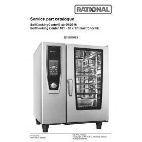 Деталировка Пароконвектомат электр. Rational SCCWE101-3NAC400V50-60Hz E11SI1603-