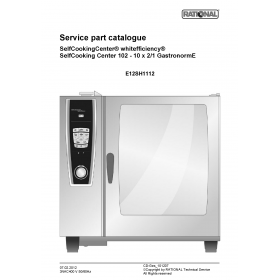 Деталировка Пароконвектомат электр. Rational SCCWE102-3NAC400V50-60Hz E12SH1112-