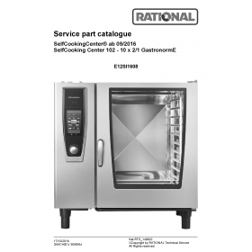 Деталировка Пароконвектомат электр. Rational SCCWE102-3NAC400V50-60Hz E12SI1608-